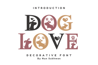Pawsitively Charming Dog Fonts for Creative Projects