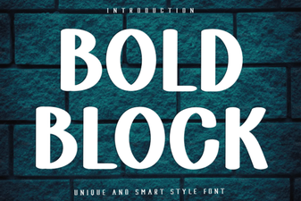 Bold Block Font: Striking Typography for Modern Design