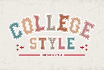 Collegestyle Regular Font | Display Fonts