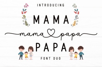 Mama Papa Duo Font: Creative Pairing Ideas for Designers