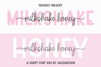 Milkshakehoney Font: Sweet Handwritten Style for Creative Designs
